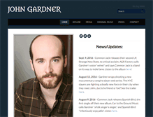 Tablet Screenshot of johnsgardner.net